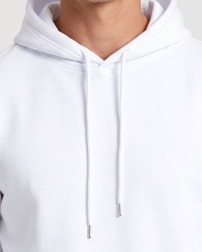 KZZ Men's Printed Drop-Shoulder Hoodie