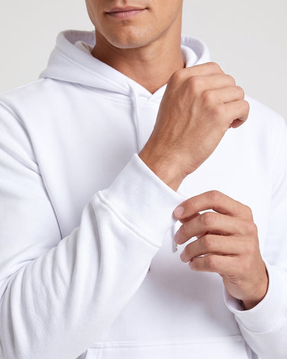 KZZ Men's Printed Drop-Shoulder Hoodie