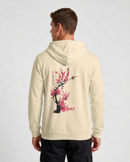 KZZ Men's Printed Drop-Shoulder Hoodie