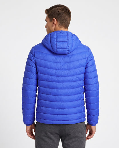 KZZ Men's Classic Hooded Padded Jacket
