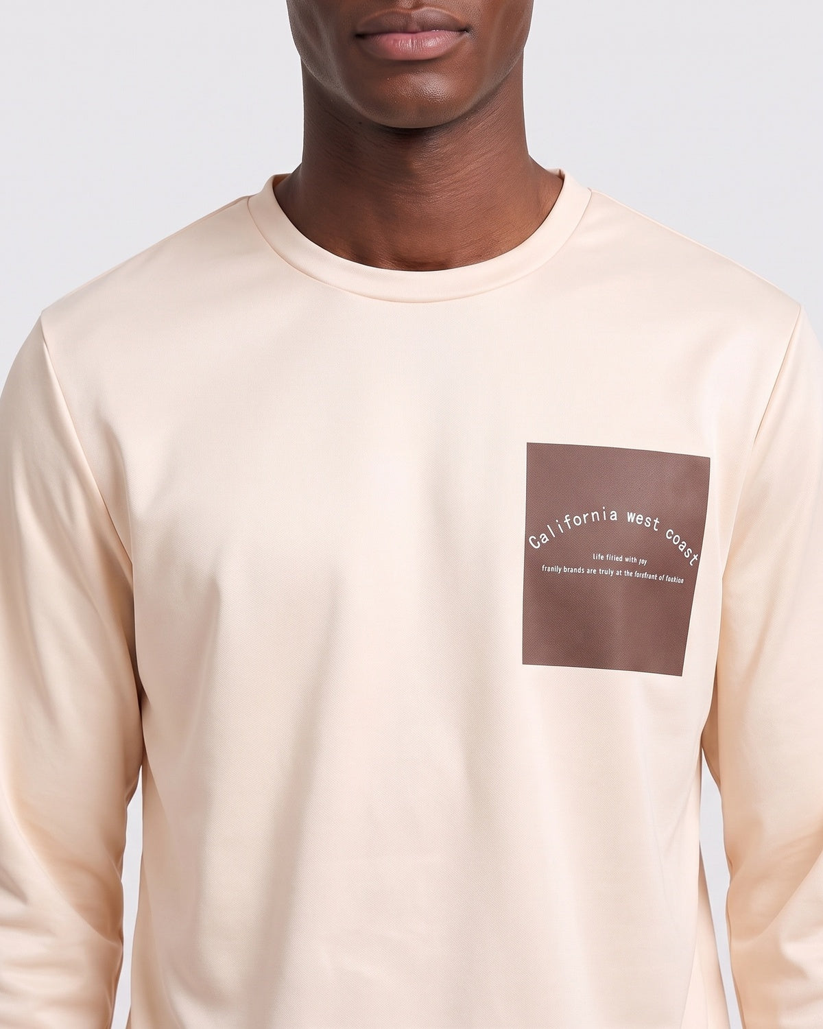 KZZ Crew-neck long-sleeve pullover and elastic-waist trousers