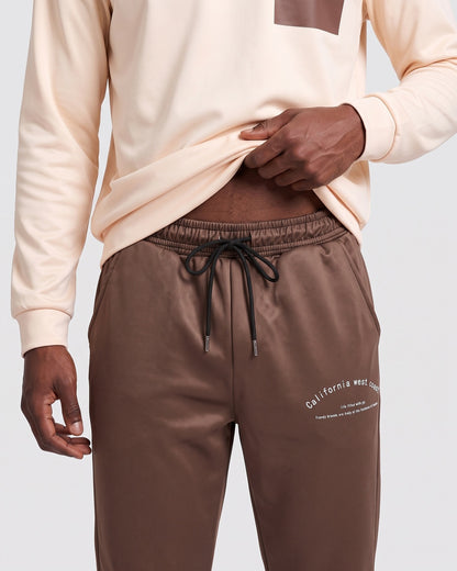 KZZ Crew-neck long-sleeve pullover and elastic-waist trousers
