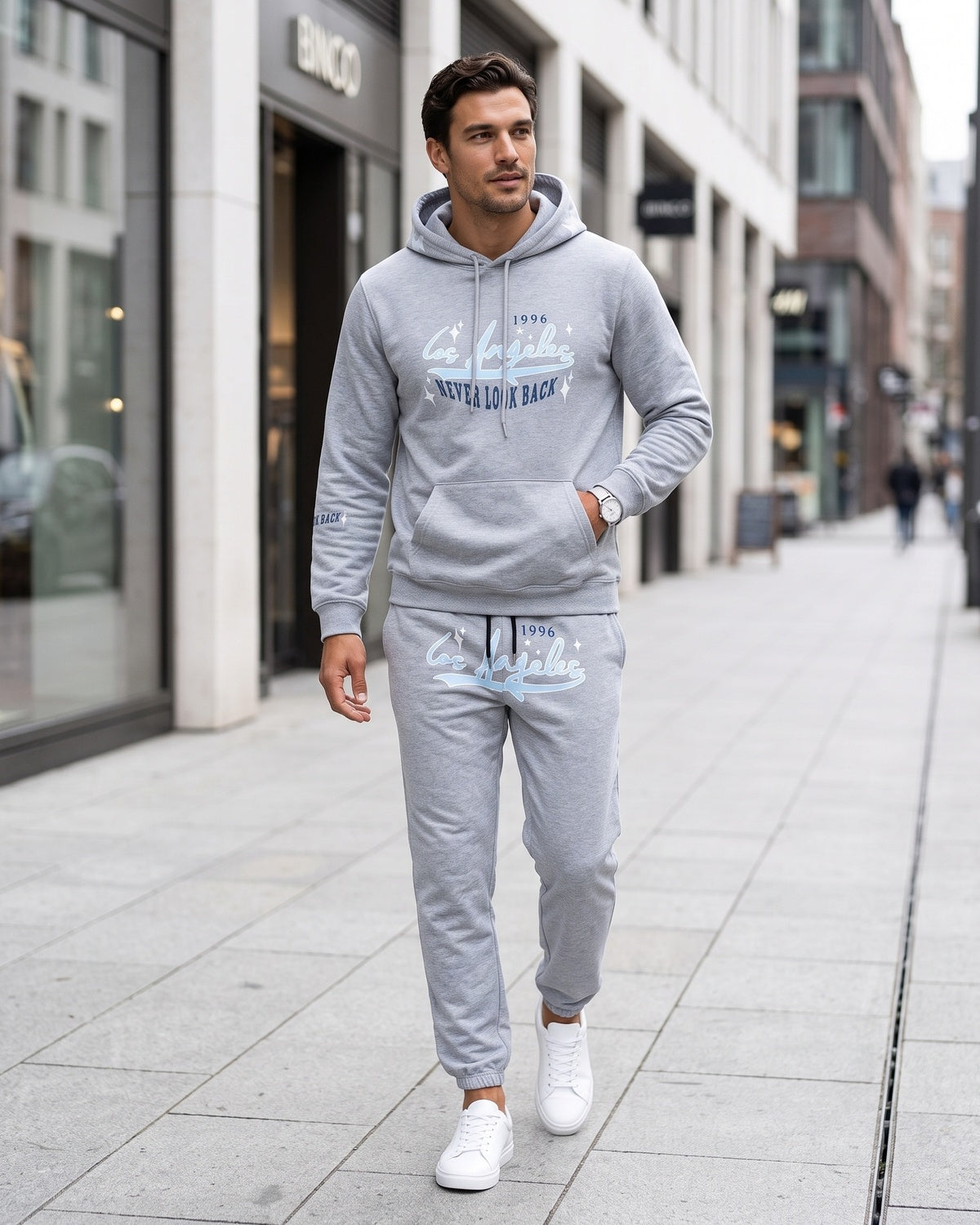 KZZ Hoodie and drawstring-waist sweatpants
