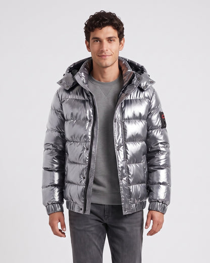 KZZ Men's Solid-Color Zip-Up Hoodie
