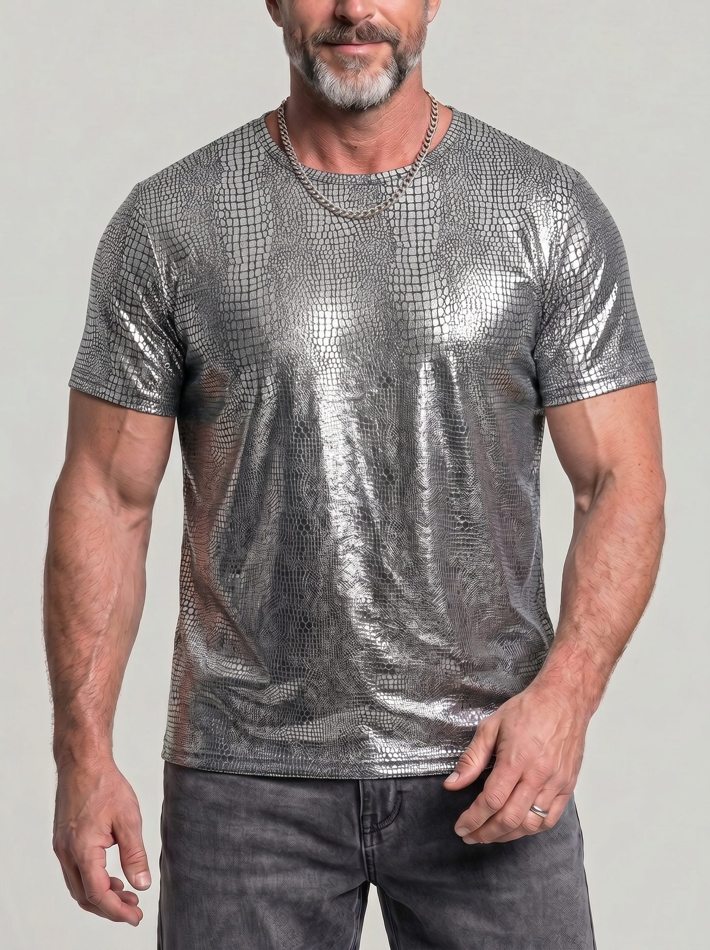 KZZ Men's Printed T-Shirt
