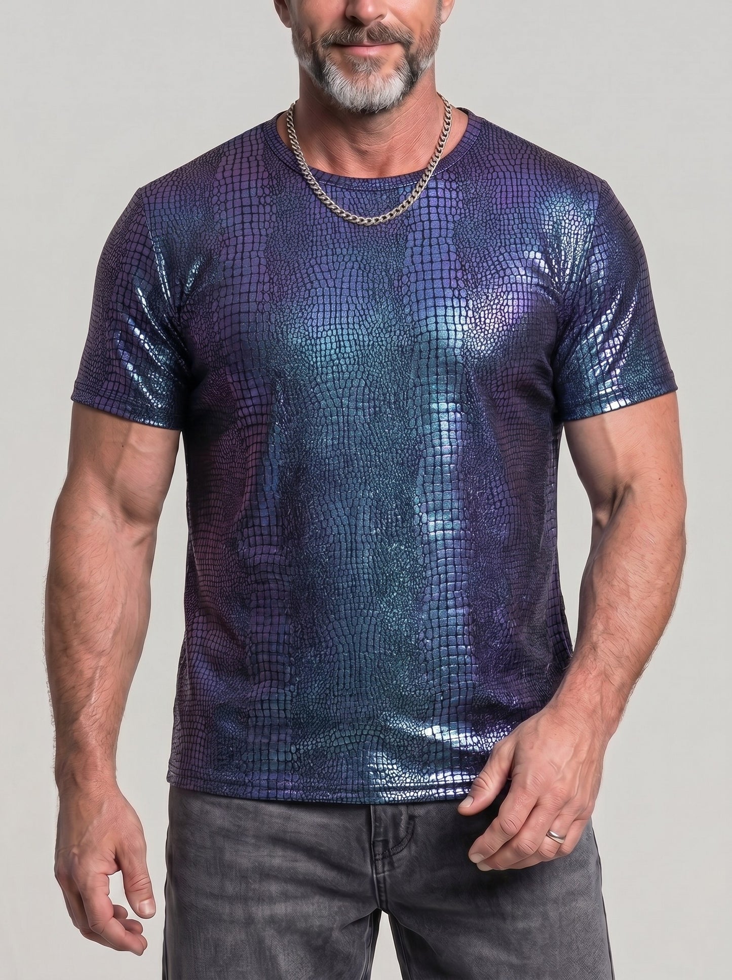 KZZ Men's Printed T-Shirt