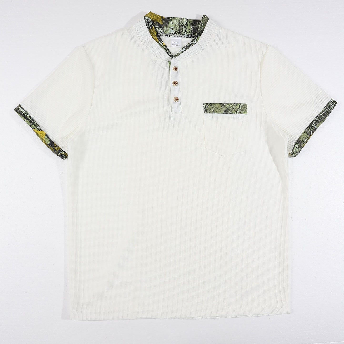 KZZ Men's Short-Sleeve Polo Shirt and Trousers Two-Piece Set