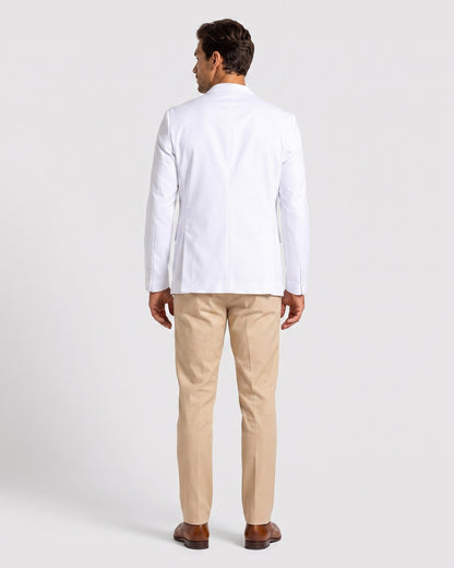 KZZ Men's single-button three-piece suit