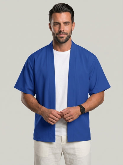 KZZ Men's solid-color top
