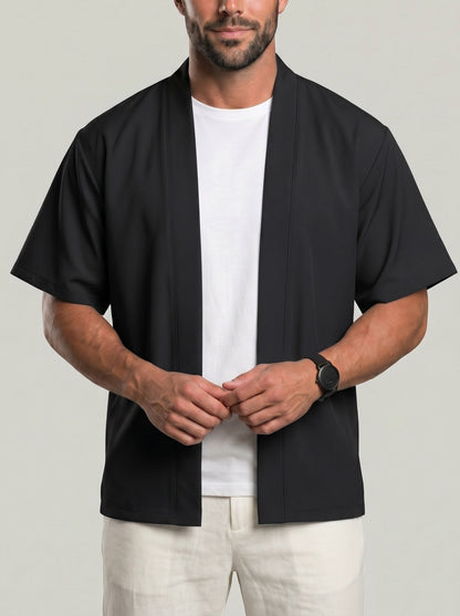 KZZ Men's solid-color top