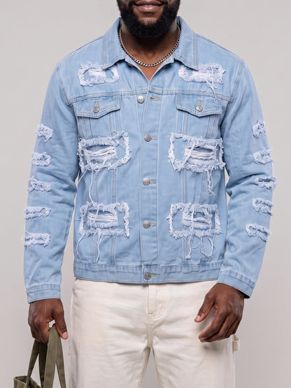 KZZ Men's Denim Jacket