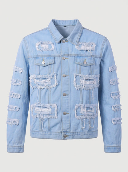 KZZ Men's Denim Jacket
