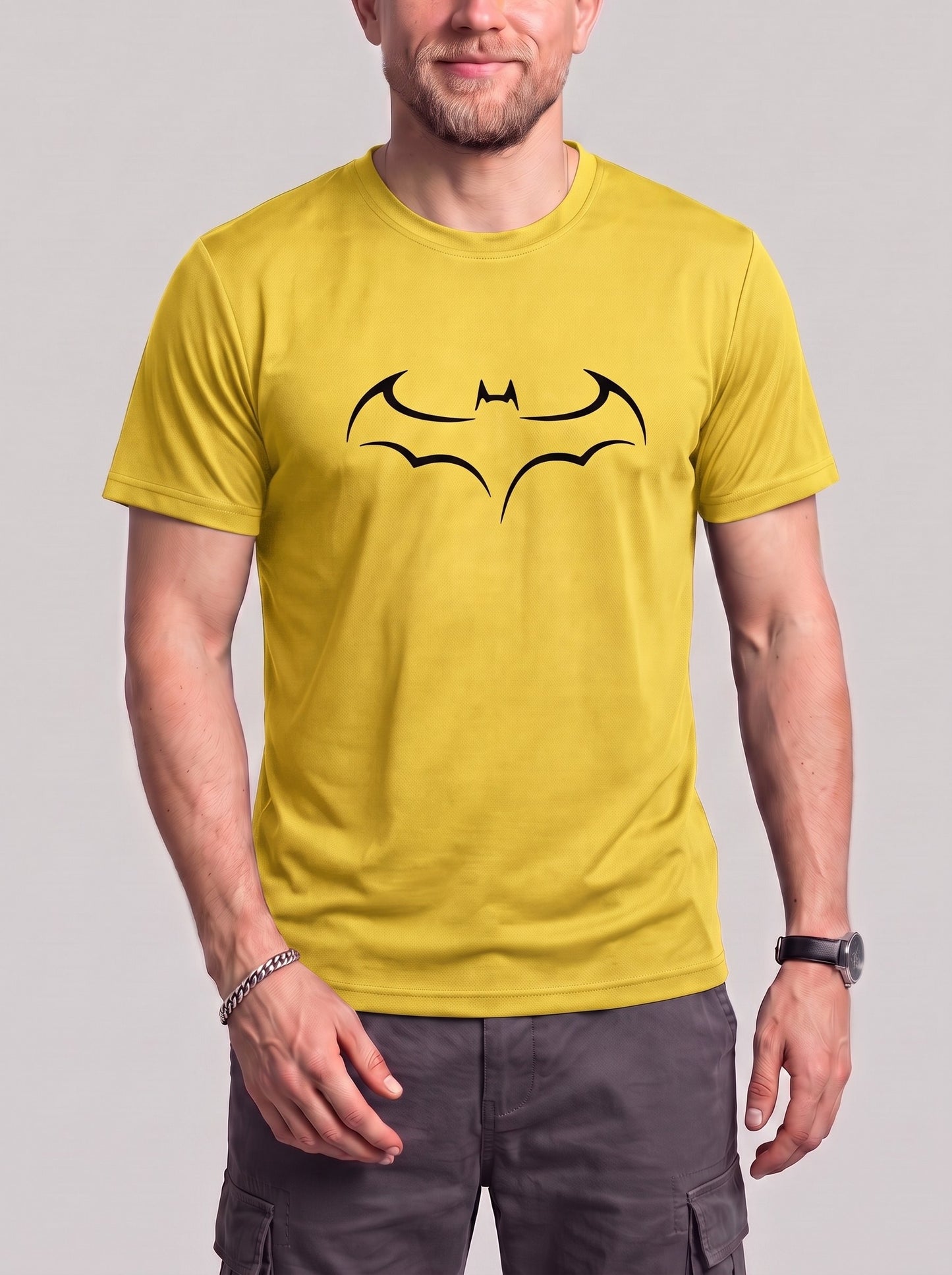 KZZ Men's Plus-Size Loose-Fit T-Shirt