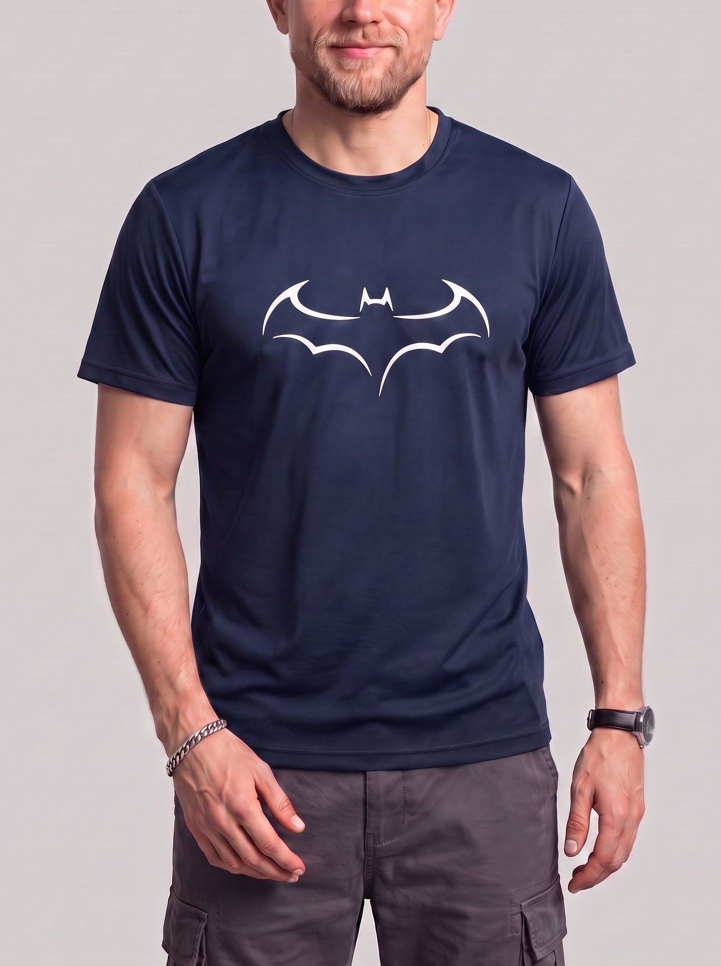 KZZ Men's Plus-Size Loose-Fit T-Shirt
