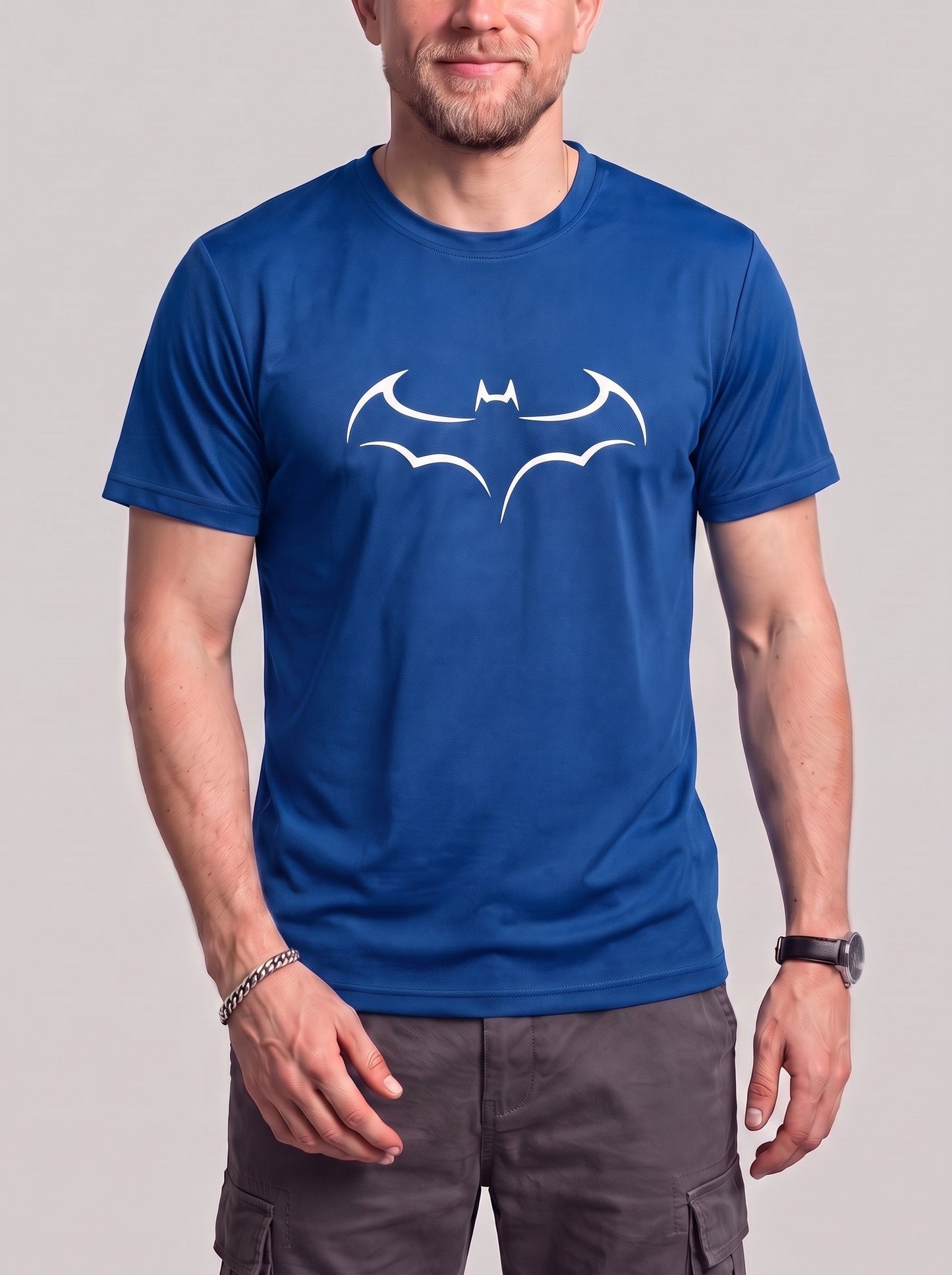 KZZ Men's Plus-Size Loose-Fit T-Shirt