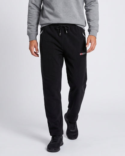 KZZ Men's Fleece-Lined Casual Joggers