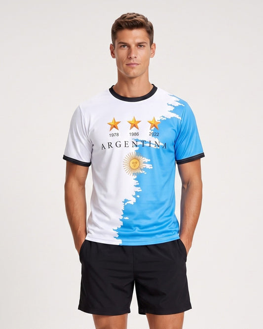 KZZ Crew-neck short-sleeve sports T-shirt