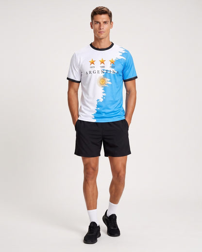 KZZ Crew-neck short-sleeve sports T-shirt