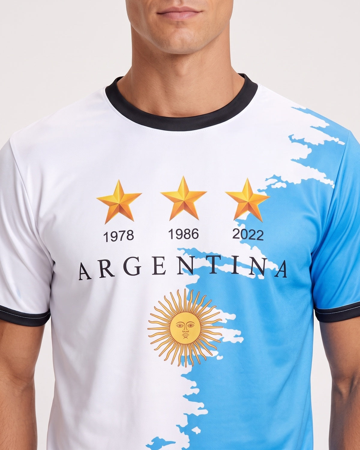 KZZ Crew-neck short-sleeve sports T-shirt