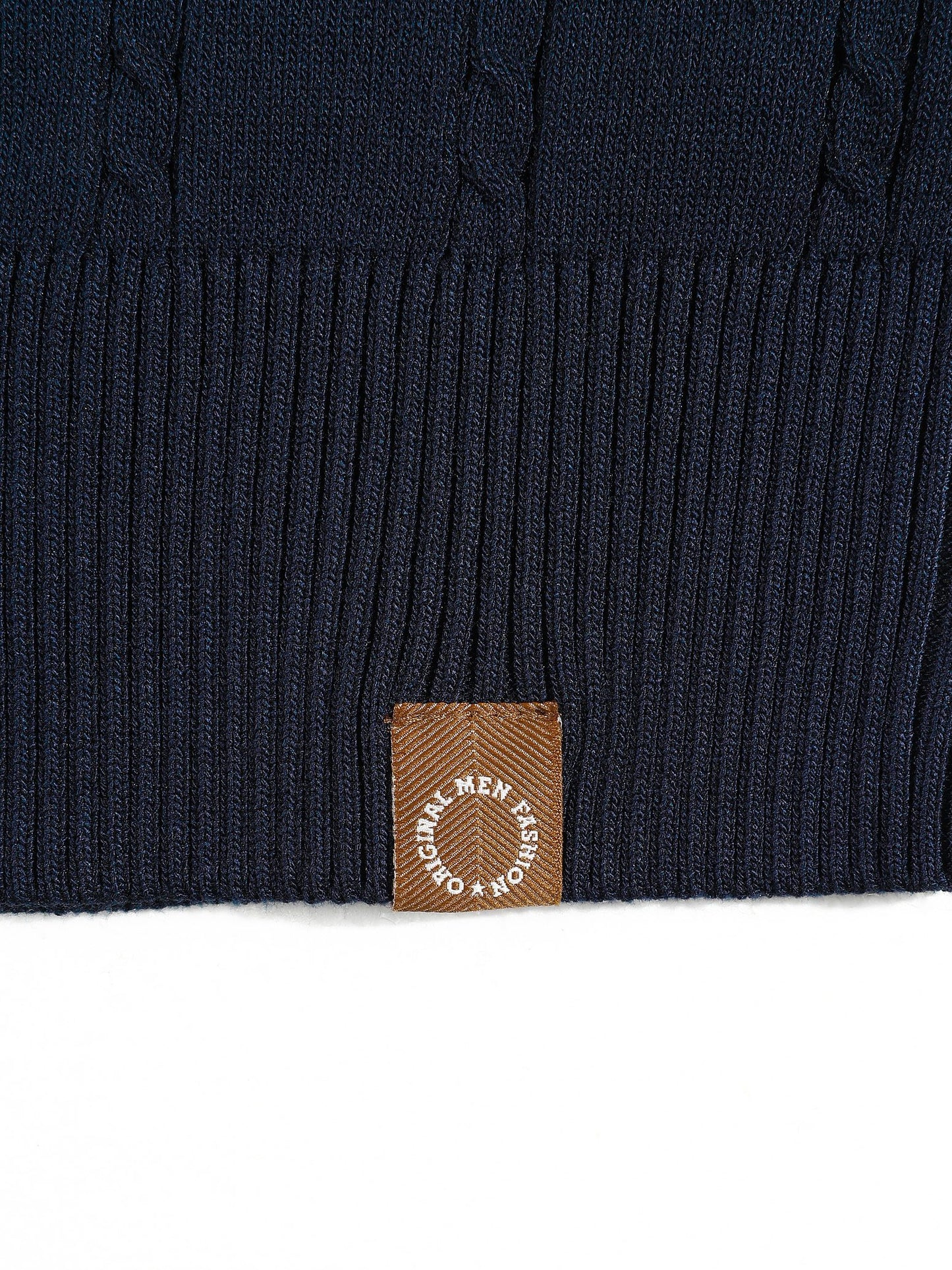 KZZ Men's V-neck sleeveless knit vest