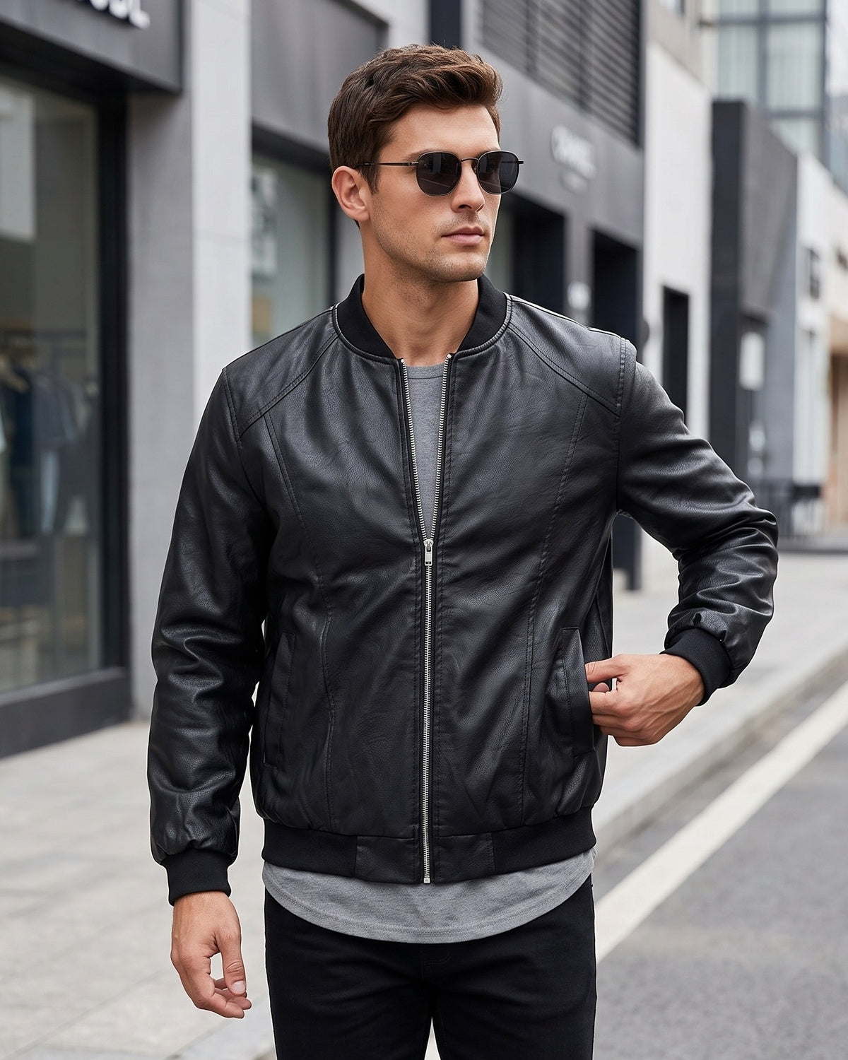 KZZ Men's Business Casual Jacket