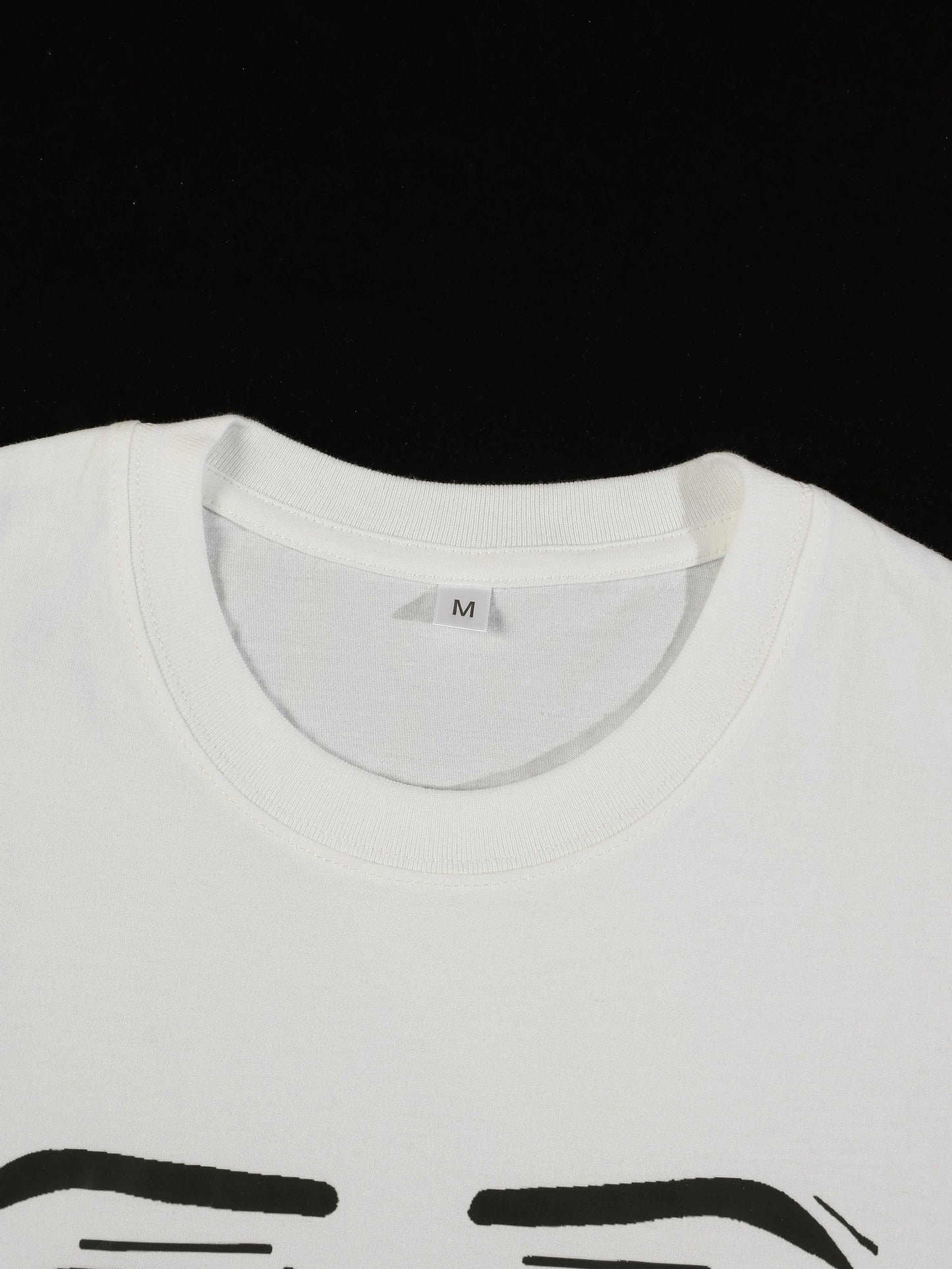 KZZ Men's Crew Neck Short-Sleeve Printed T-Shirt