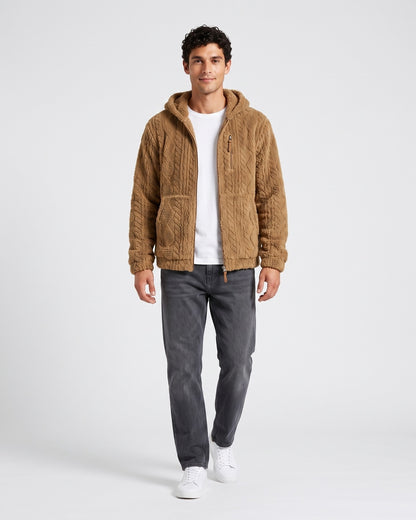 KZZ Men's Warm Hooded Jacket