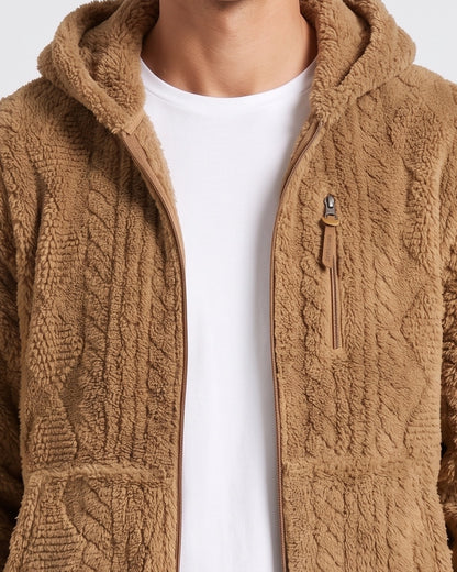 KZZ Men's Warm Hooded Jacket