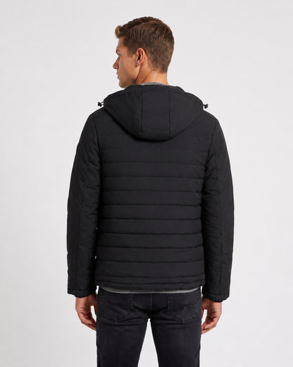 KZZ Men's solid-color fashion jacket