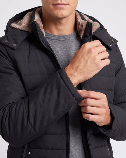 KZZ Men's solid-color fashion jacket
