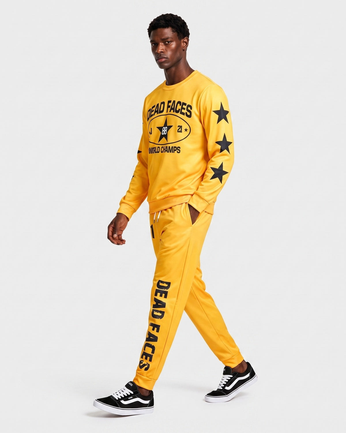 KZZ Relaxed-fit long-sleeve crew-neck top and joggers
