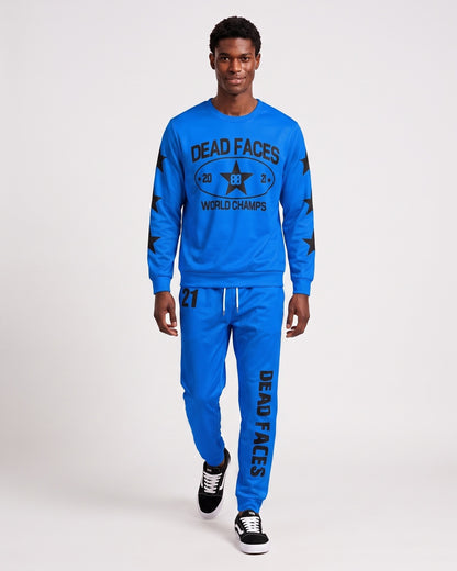 KZZ Relaxed-fit long-sleeve crew-neck top and joggers