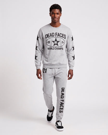 KZZ Relaxed-fit long-sleeve crew-neck top and joggers