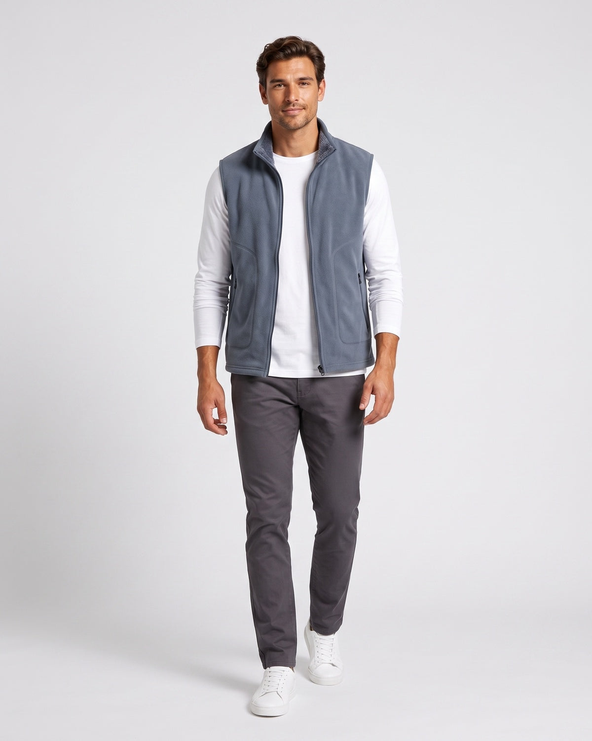 KZZ Men's stylish sleeveless vest