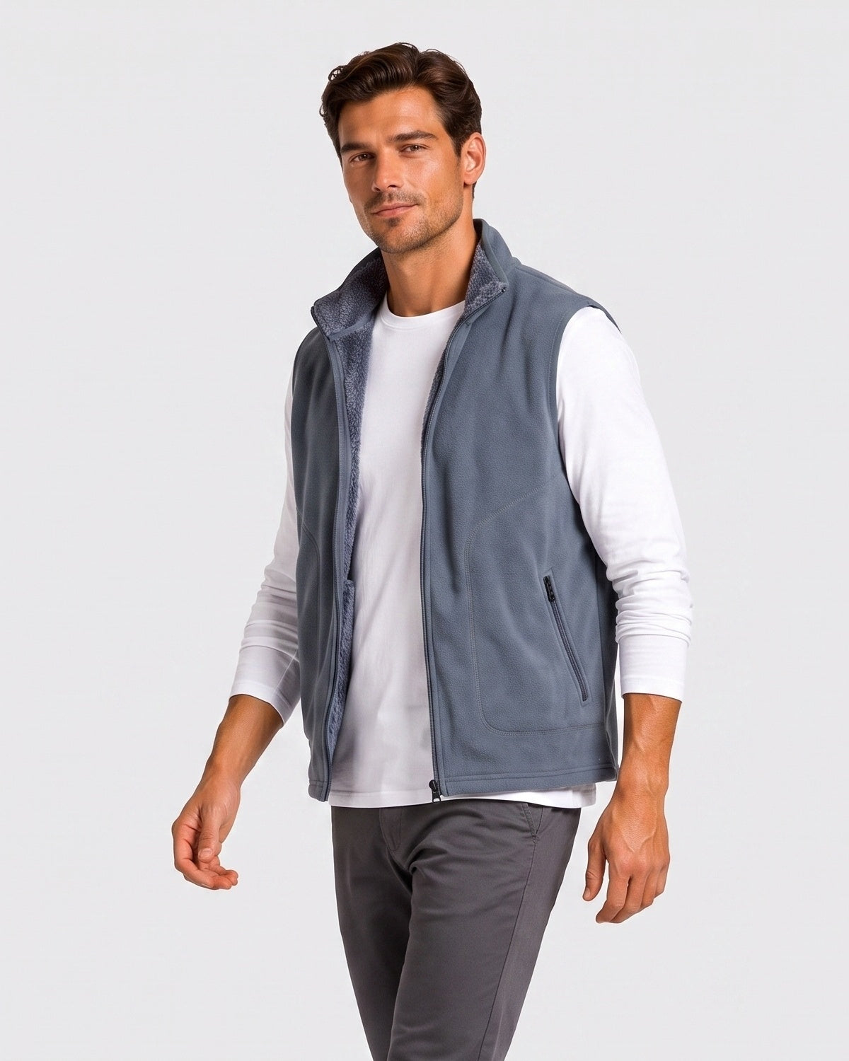 KZZ Men's stylish sleeveless vest