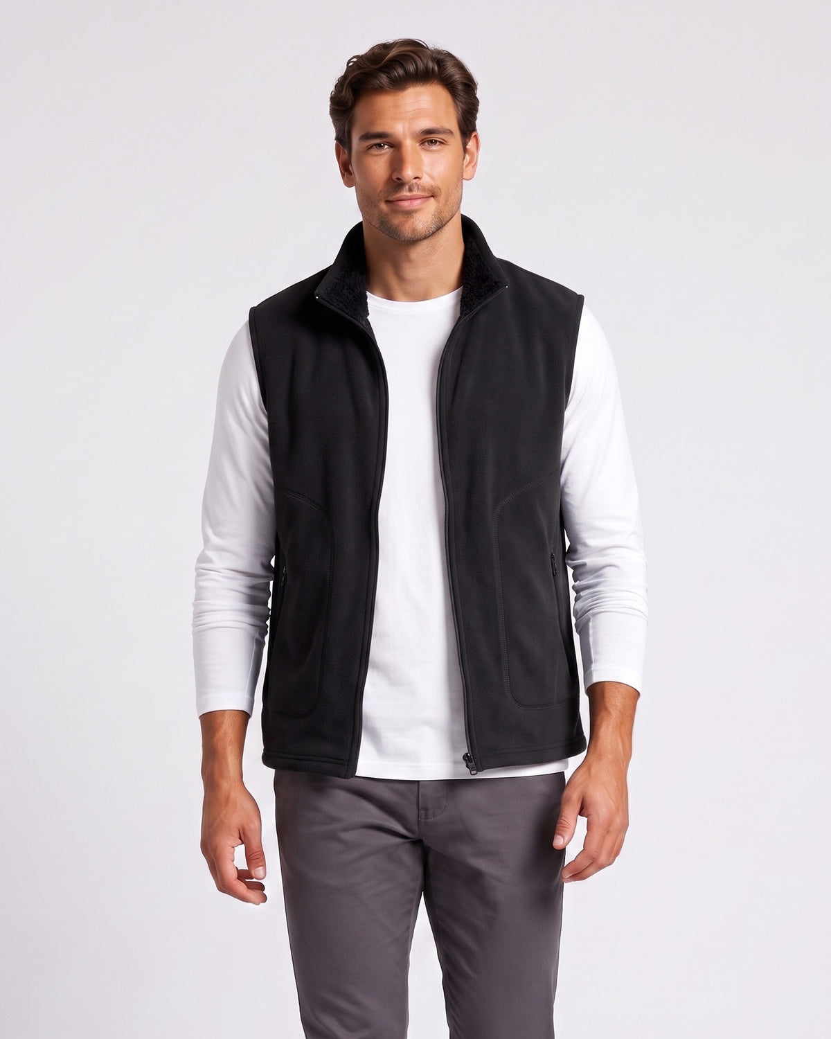 KZZ Men's stylish sleeveless vest