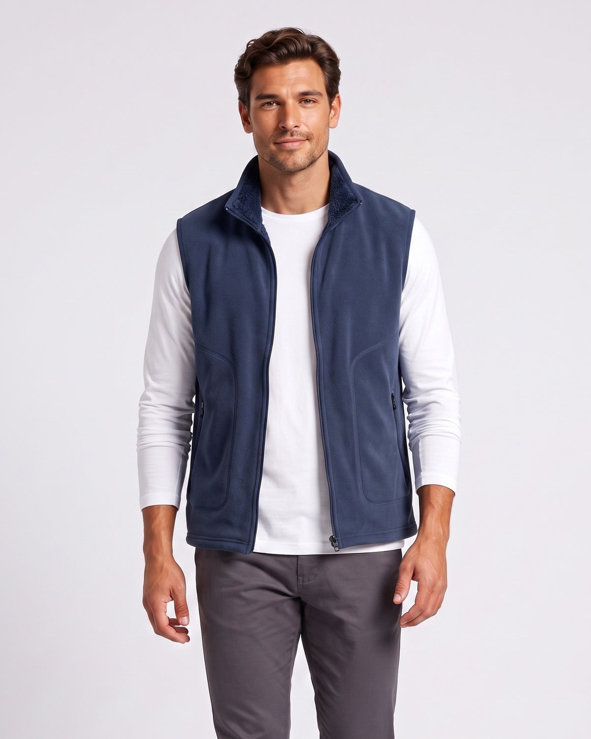 KZZ Men's stylish sleeveless vest