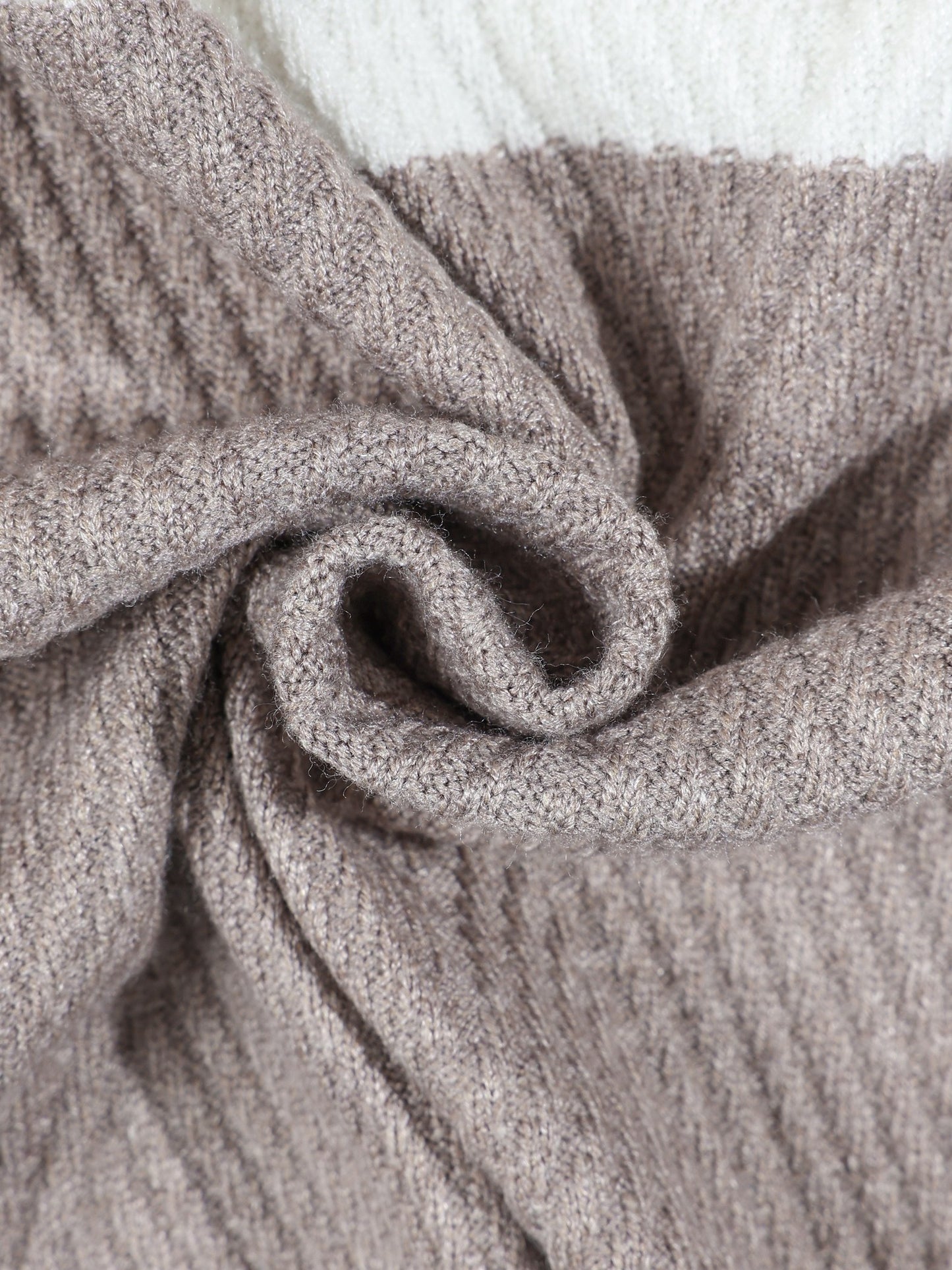 KZZ Men's Casual Crew-Neck Knit Pullover