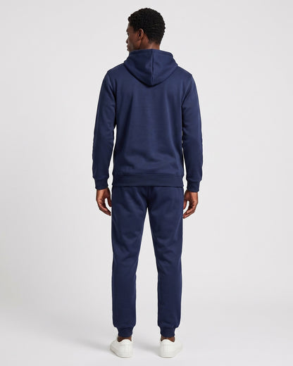 KZZ Men's Printed Hoodie and Drawstring Joggers