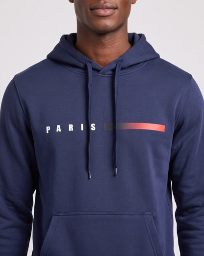 KZZ Men's Printed Hoodie and Drawstring Joggers