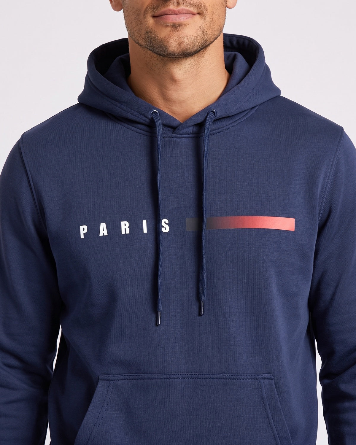 KZZ Men's Printed Hoodie and Drawstring Joggers