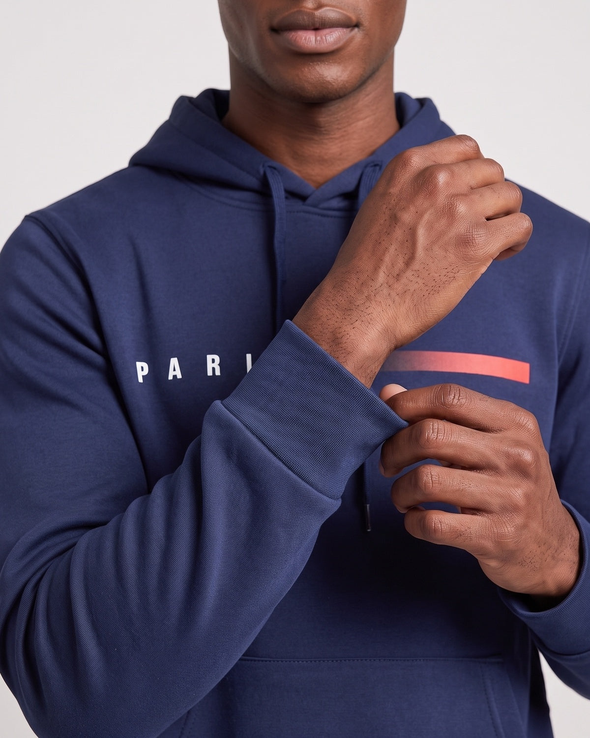 KZZ Men's Printed Hoodie and Drawstring Joggers