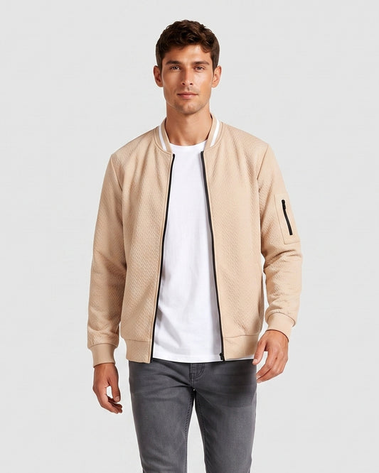 KZZ Men's Casual Baseball Jacket