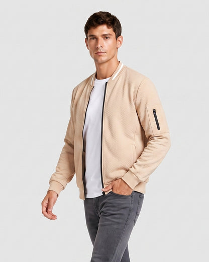 KZZ Men's Casual Baseball Jacket