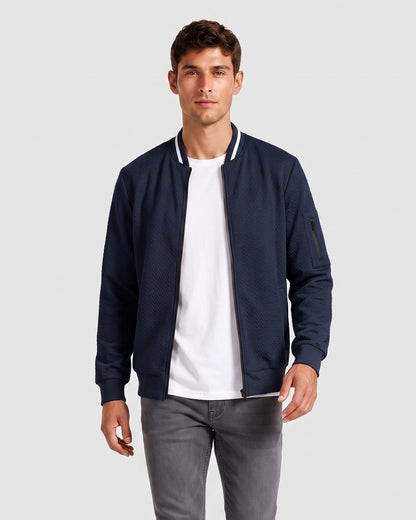 KZZ Men's Casual Baseball Jacket