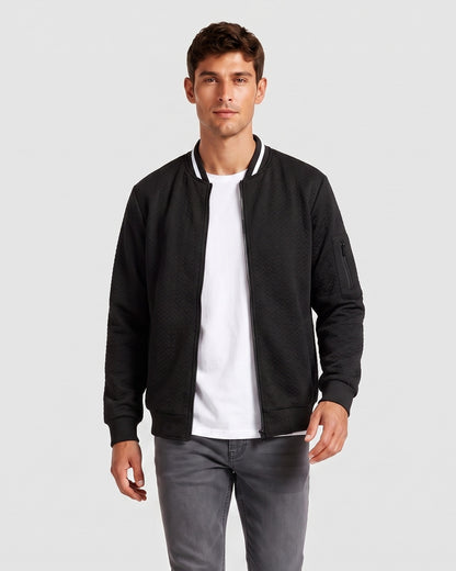 KZZ Men's Casual Baseball Jacket