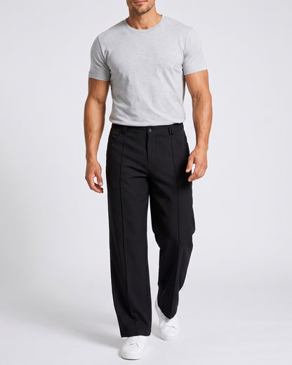 KZZ Casual wide-leg plaid pants