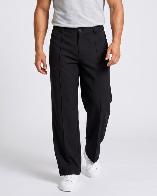 KZZ Casual wide-leg plaid pants