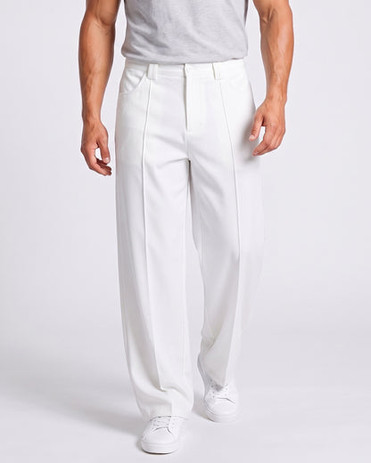 KZZ Casual wide-leg plaid pants