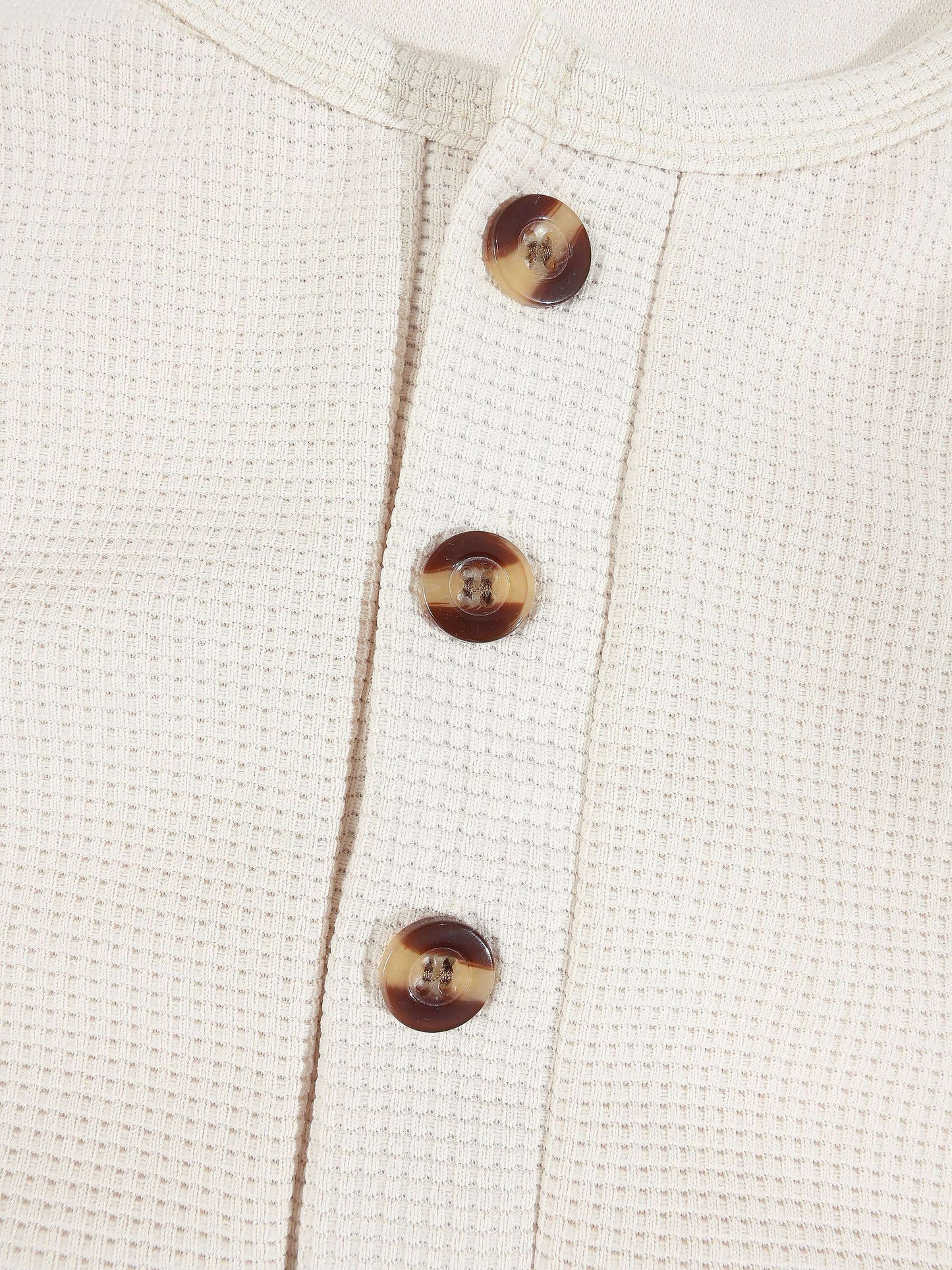 KZZ Waffle-knit long-sleeve set